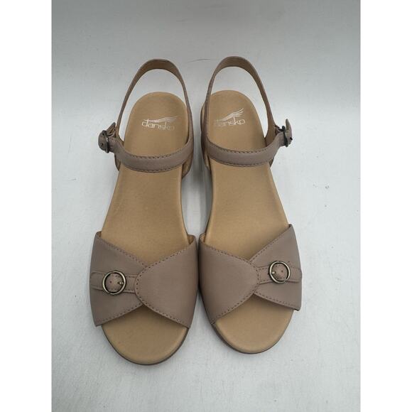 Dansko TESSIE NAPPA Women's NEW Sandal Beige EU Size 40 (5014-650300) - Picture 6 of 11